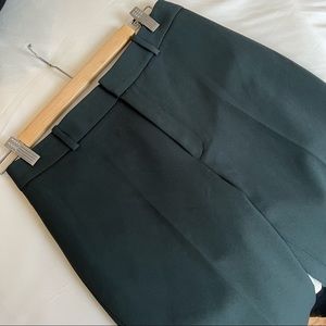 Dark Green Cropped Club Monaco Pants
